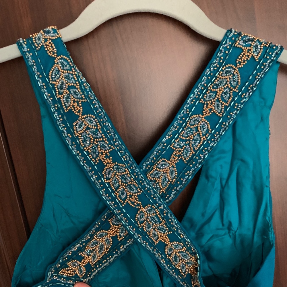 Fit and flare chiffon dress